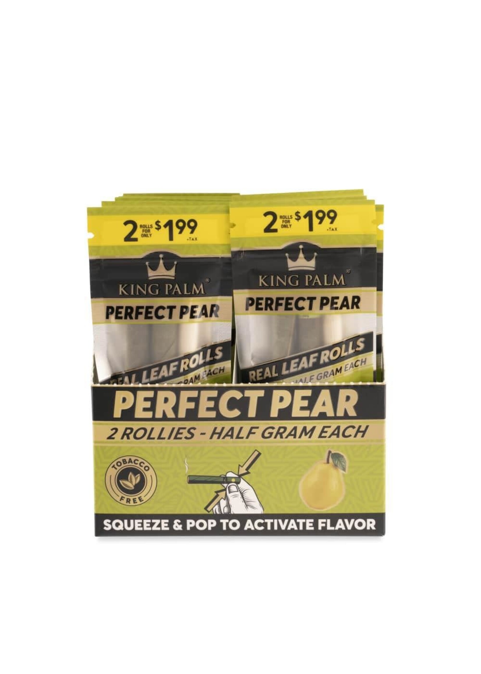 King Palm King Palm Flavored Rollie Size Rolls 2pk Pouch