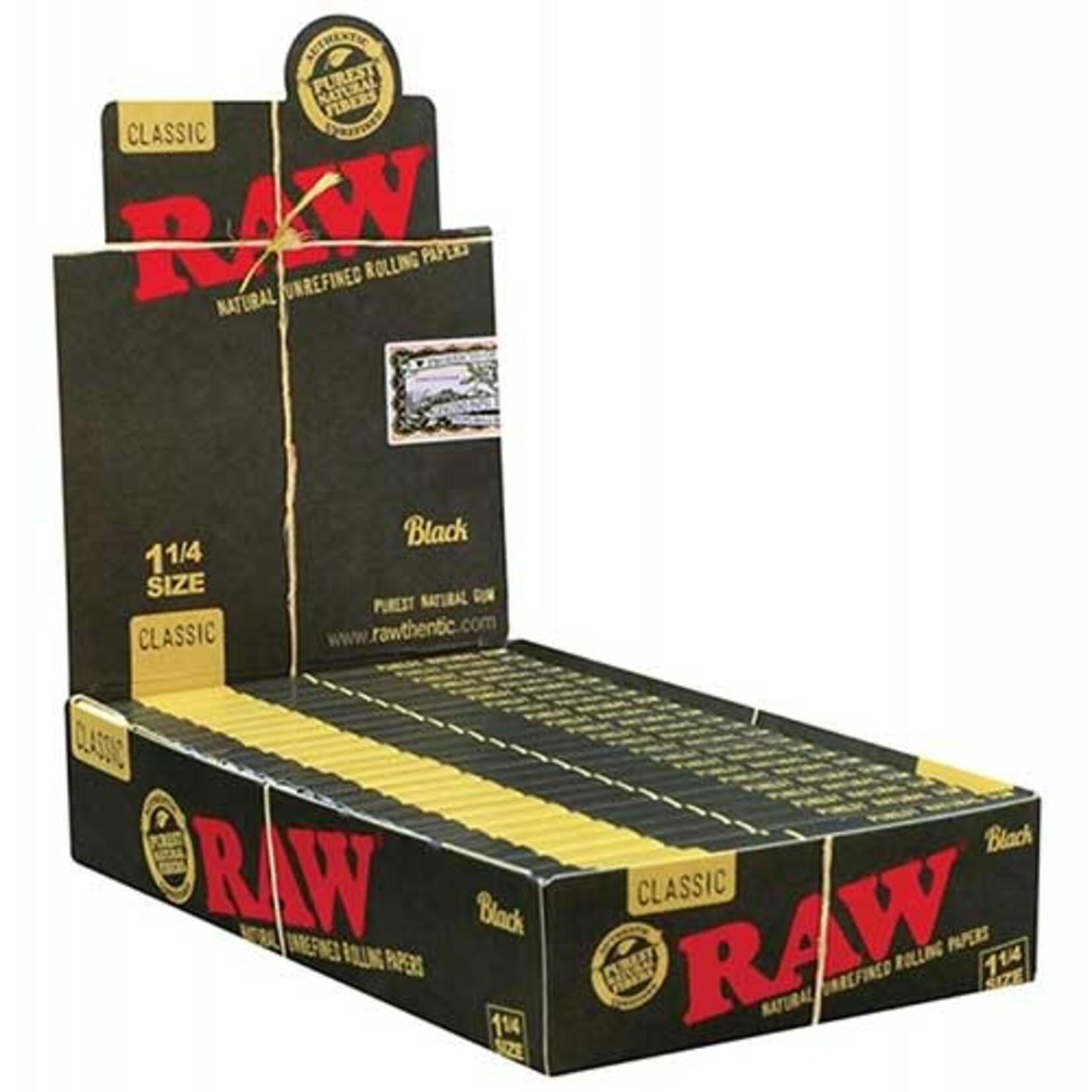 Raw® RAW® - Black Rolling Papers - Assorted Sizes