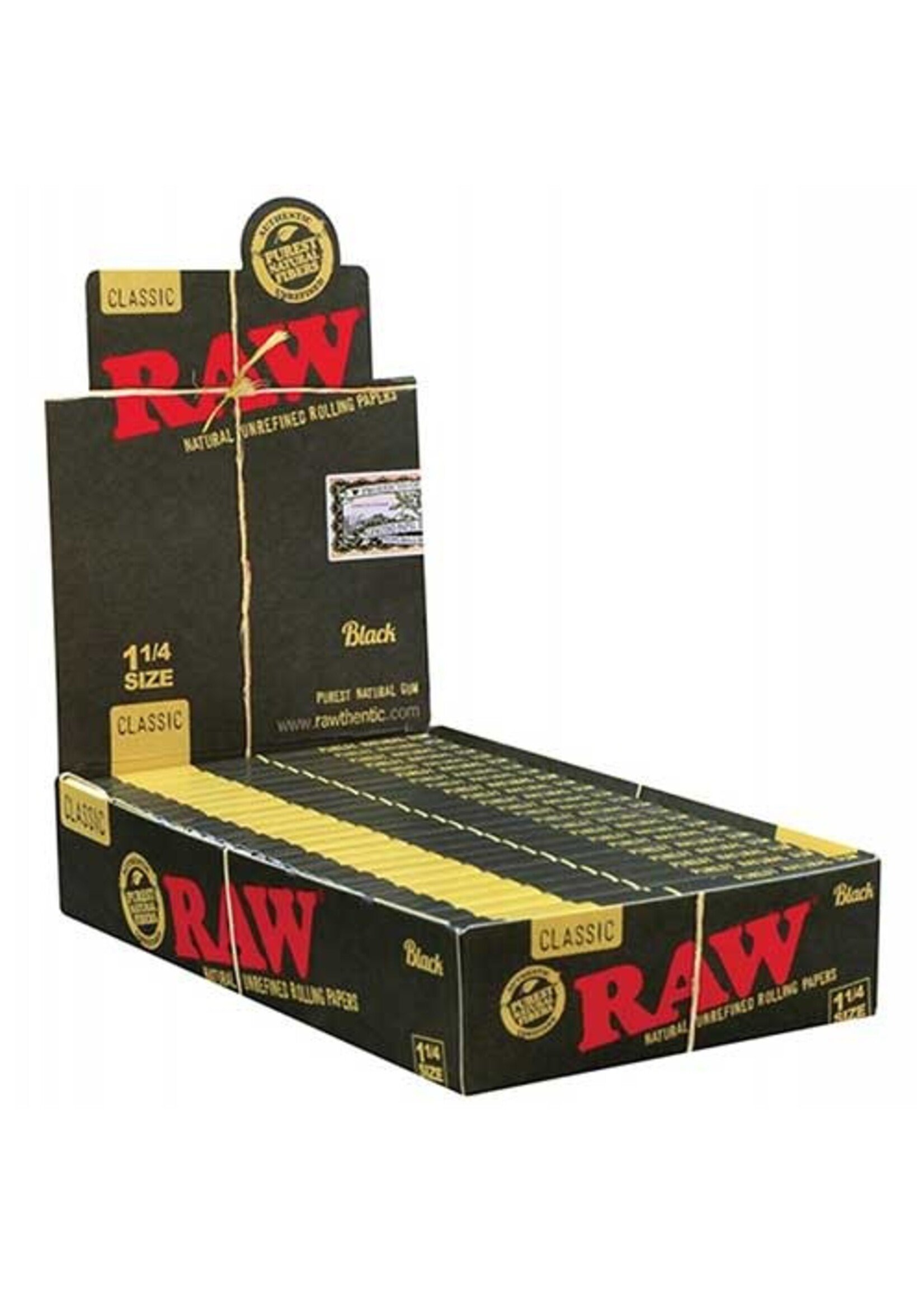 Raw® RAW® - Black Rolling Papers - Assorted Sizes
