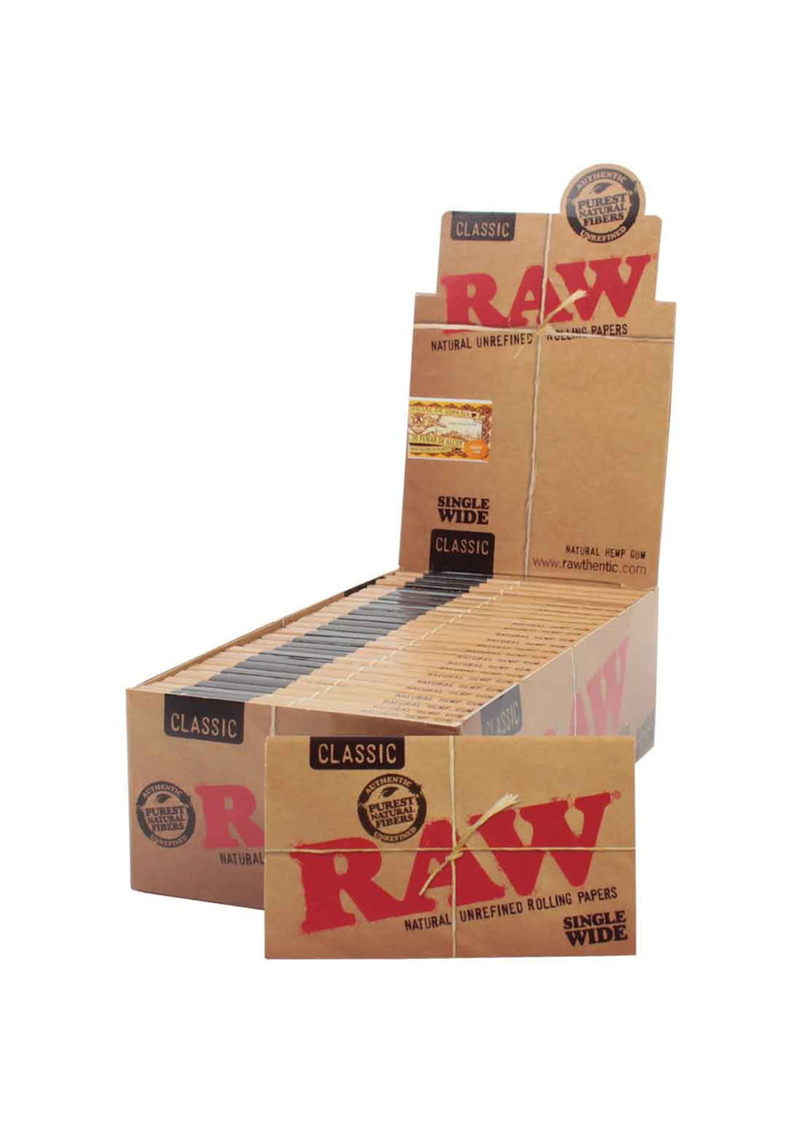 Raw® RAW® - Classic Rolling Papers - Assorted Sizes