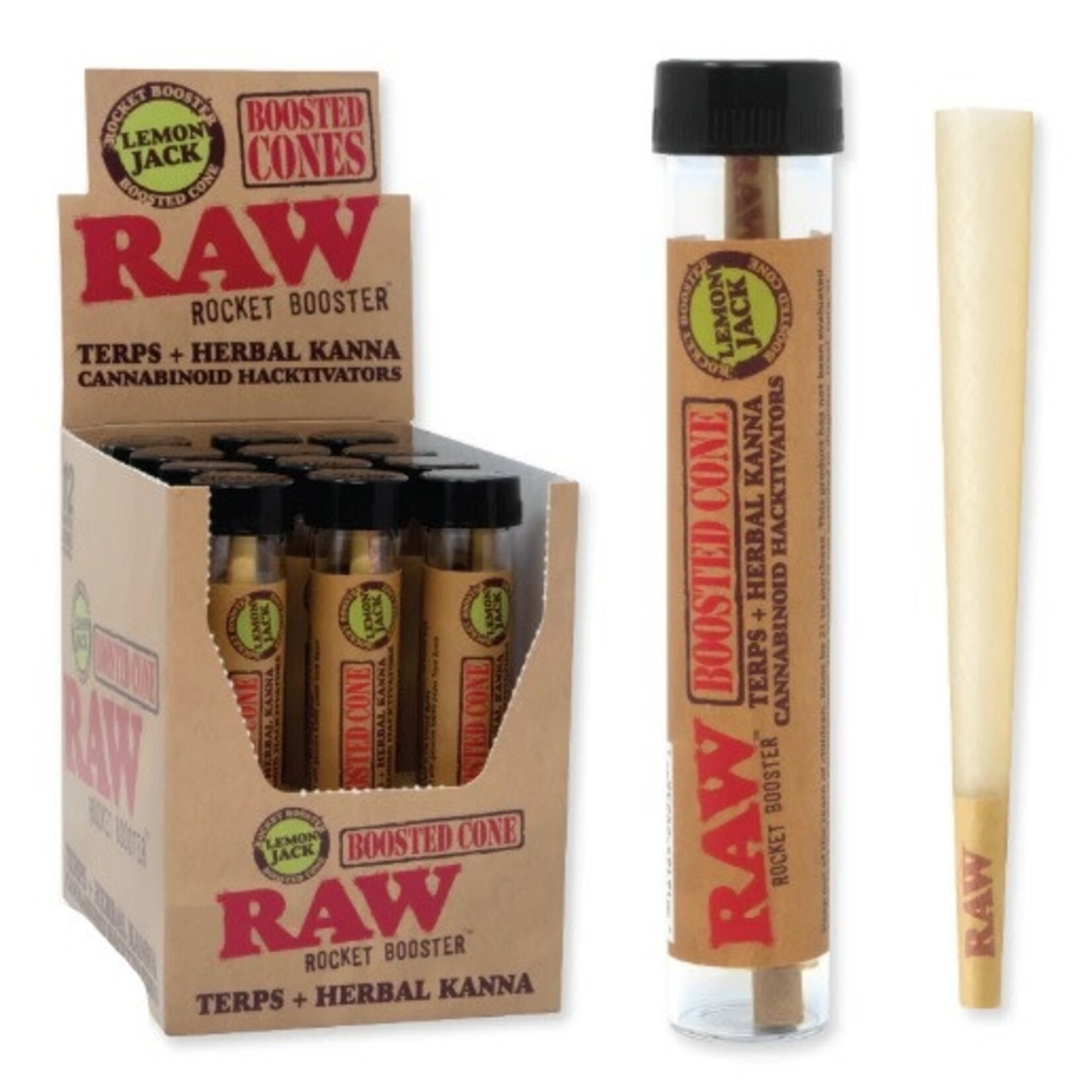 Raw® Raw® - Rocket Boost Terpene Infused Cones