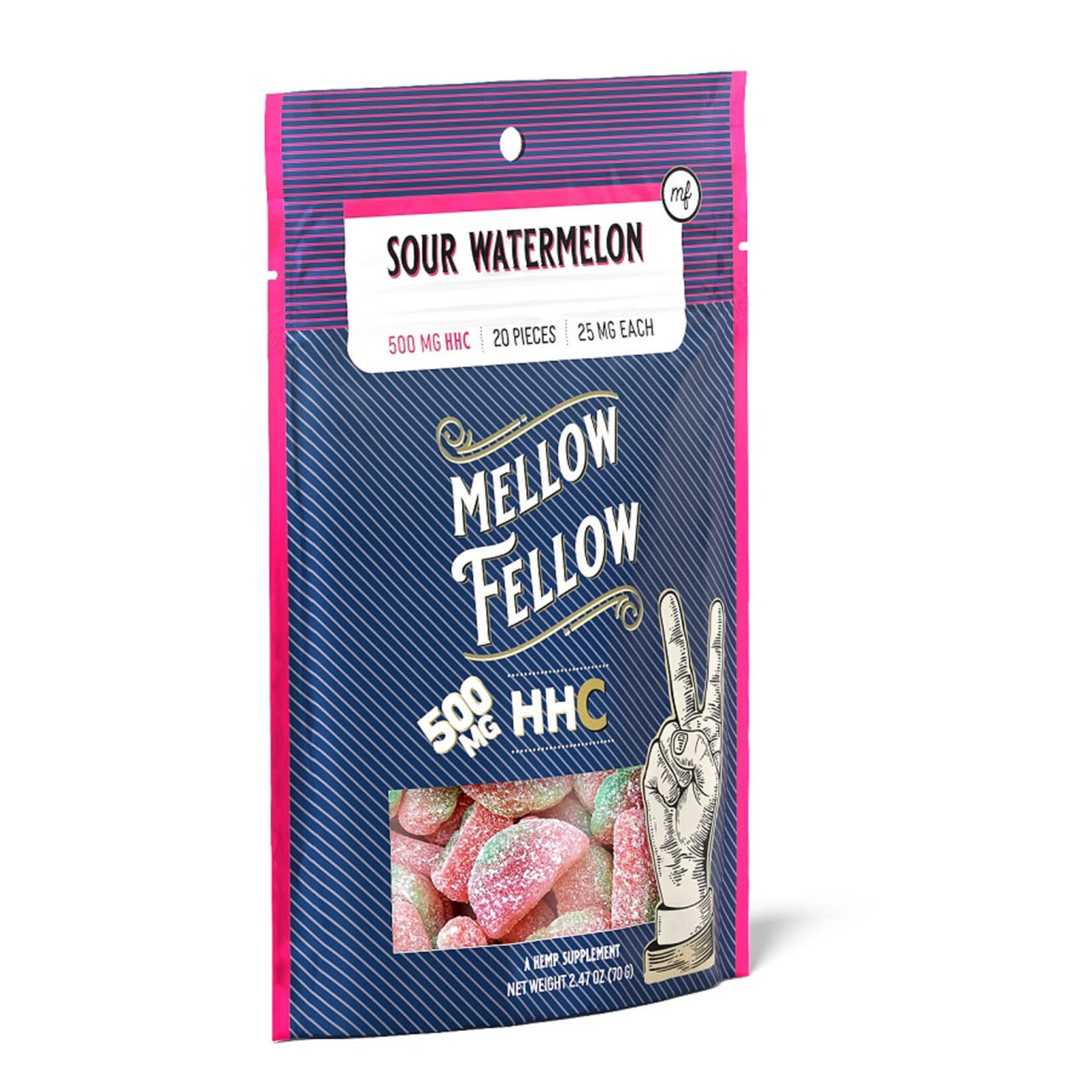 Mellow Fellow Mellow Fellow HHC Gummies 500mg