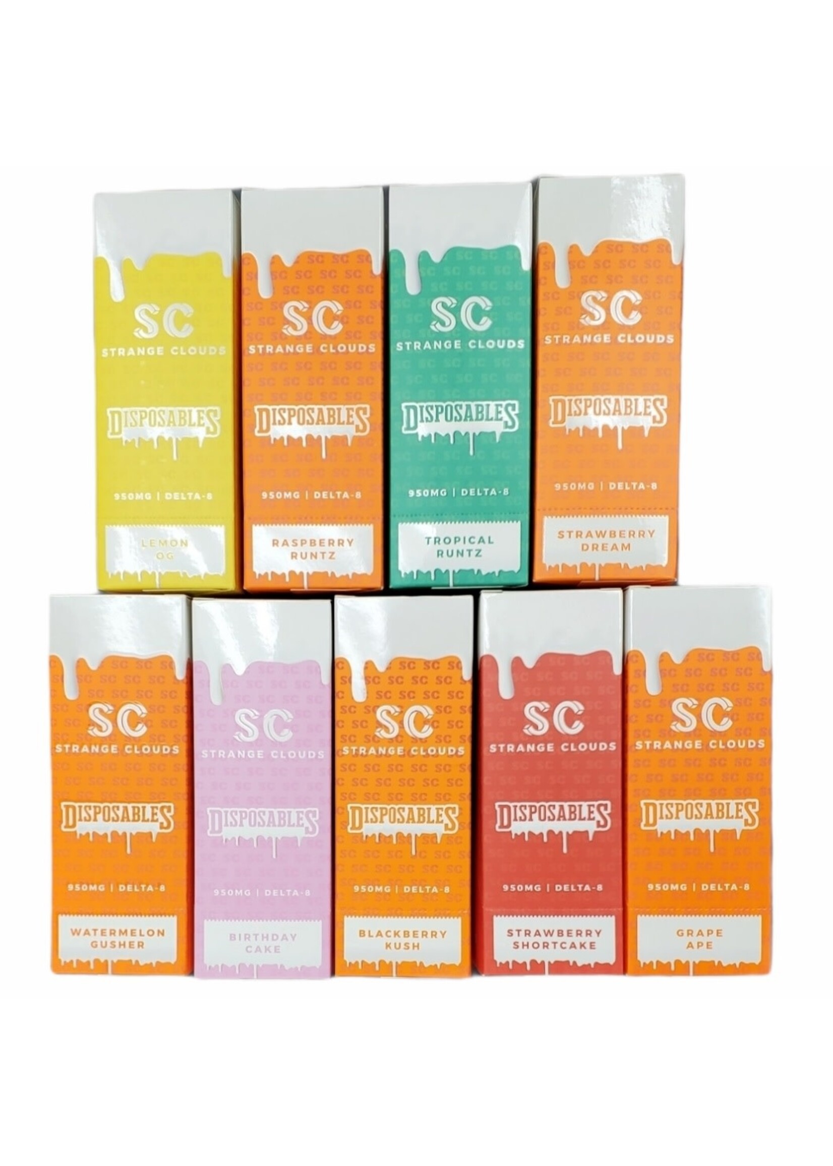 Strange Clouds Strange Clouds Delta 8 950mg 1g Carts