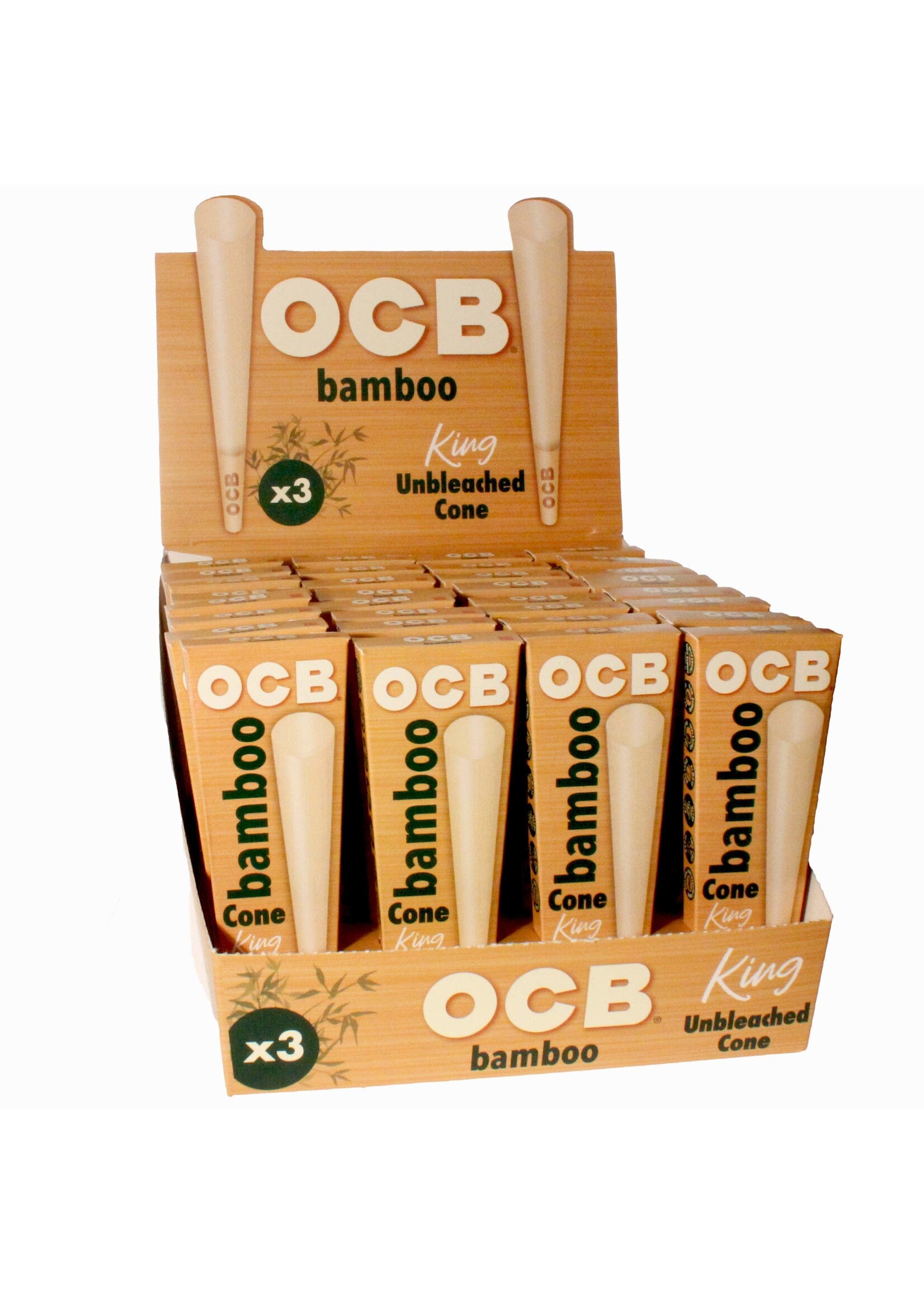 OCB Cone OCB Bamboo/Organic Pre-Rolled Cone Assorted Sizes
