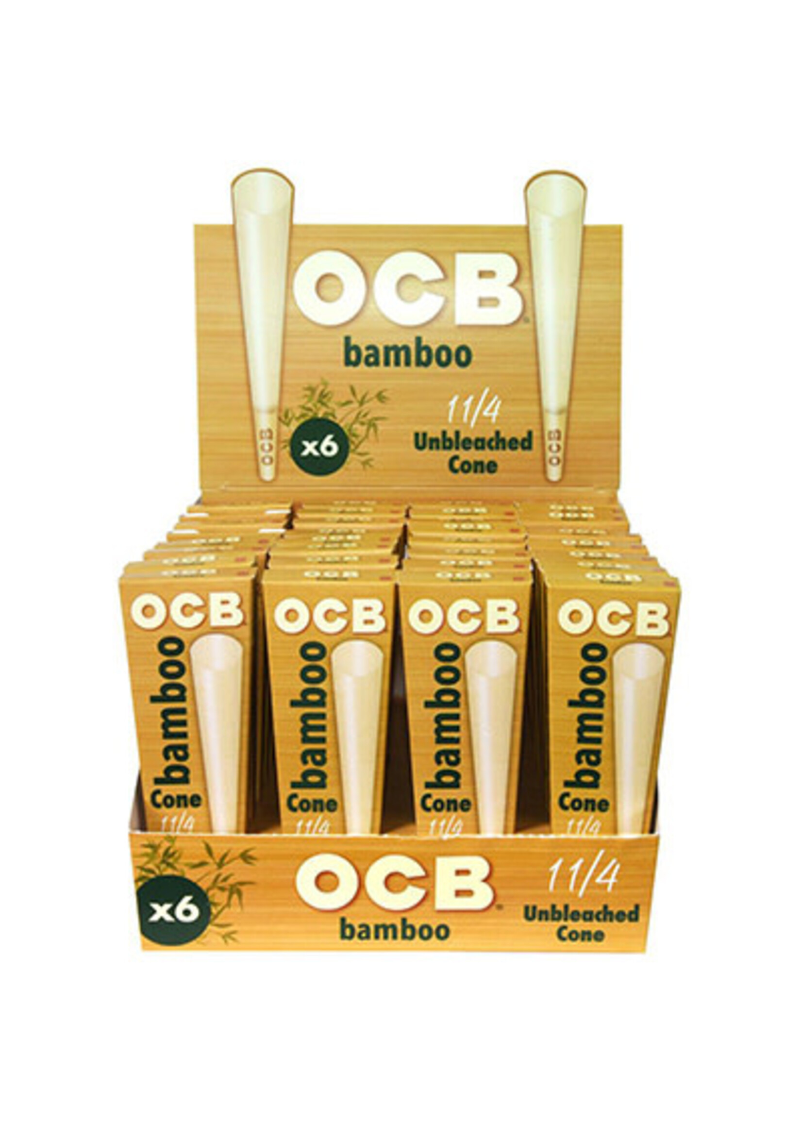 OCB Cone OCB Bamboo/Organic Pre-Rolled Cone Assorted Sizes