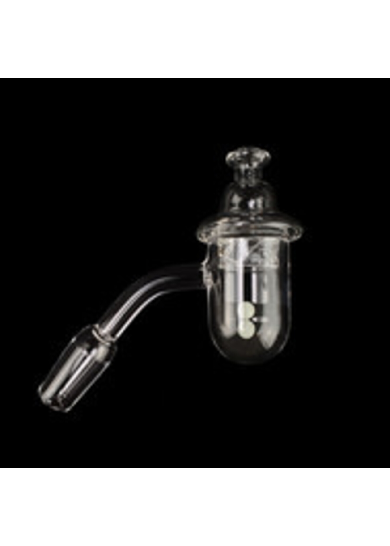 Round Bottom Cyclone Banger Kit - with Cyclone Carb Cap & 2 Glow in the Dark Terp Pearls