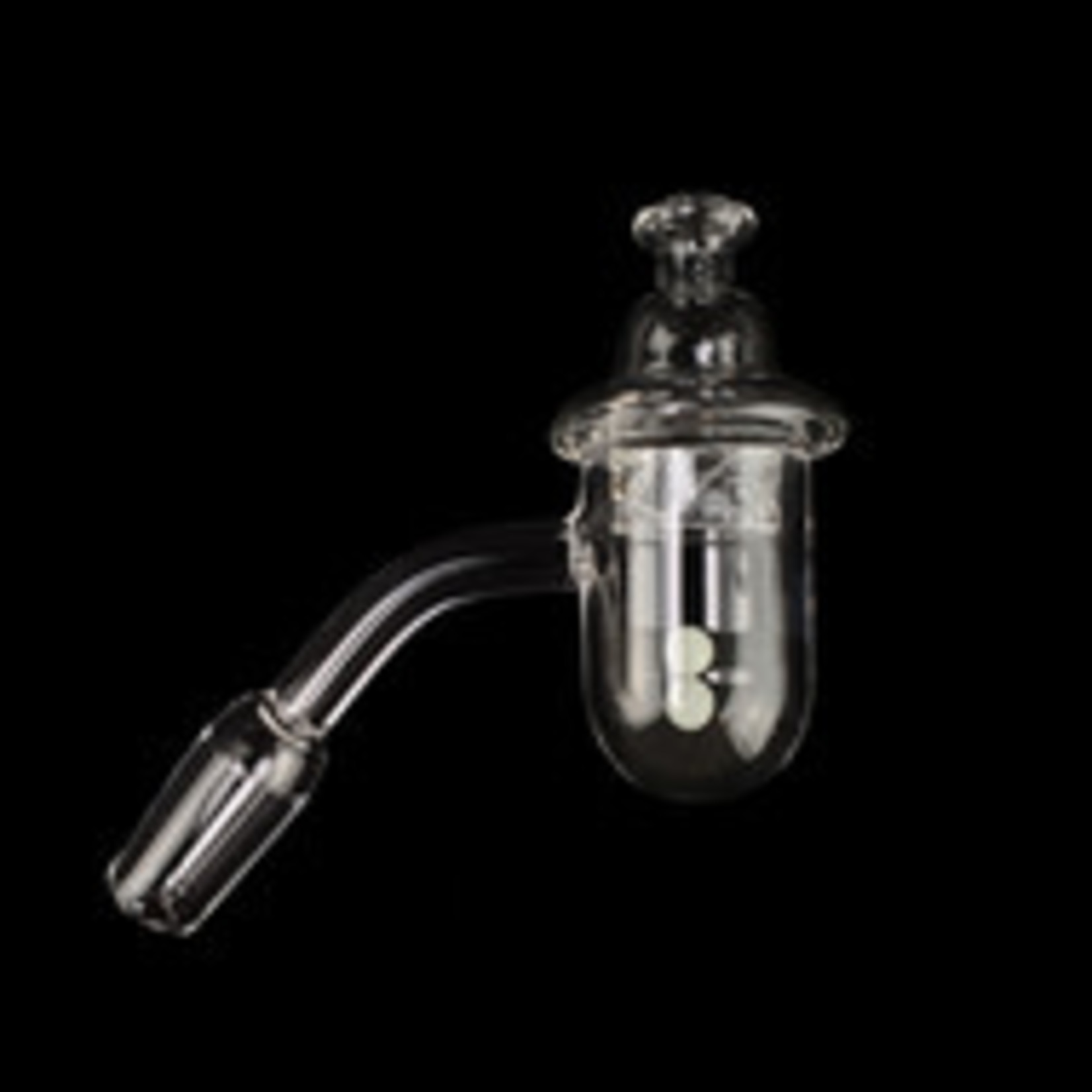 Round Bottom Cyclone Banger Kit - with Cyclone Carb Cap & 2 Glow in the Dark Terp Pearls