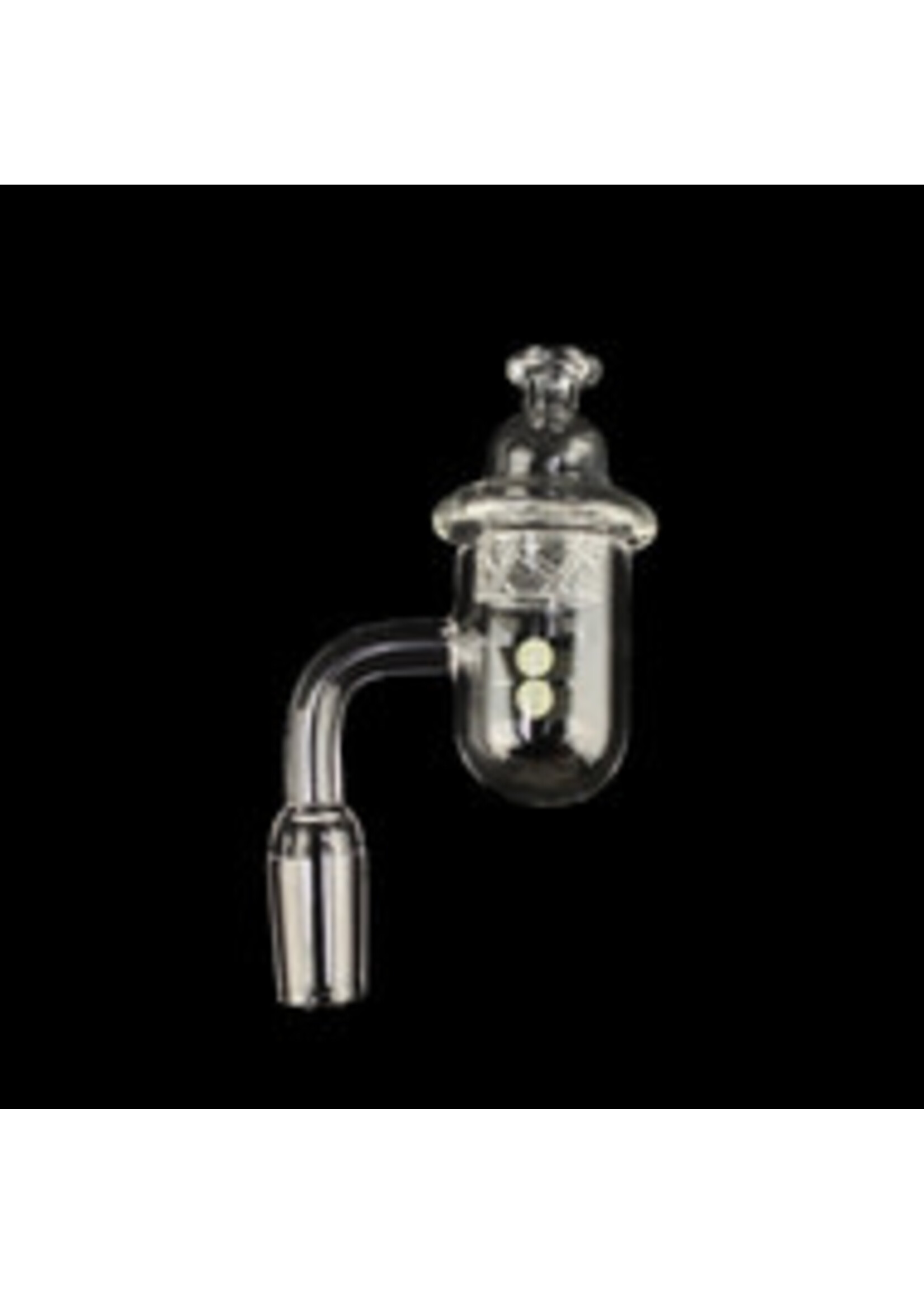 Round Bottom Cyclone Banger Kit - with Cyclone Carb Cap & 2 Glow in the Dark Terp Pearls