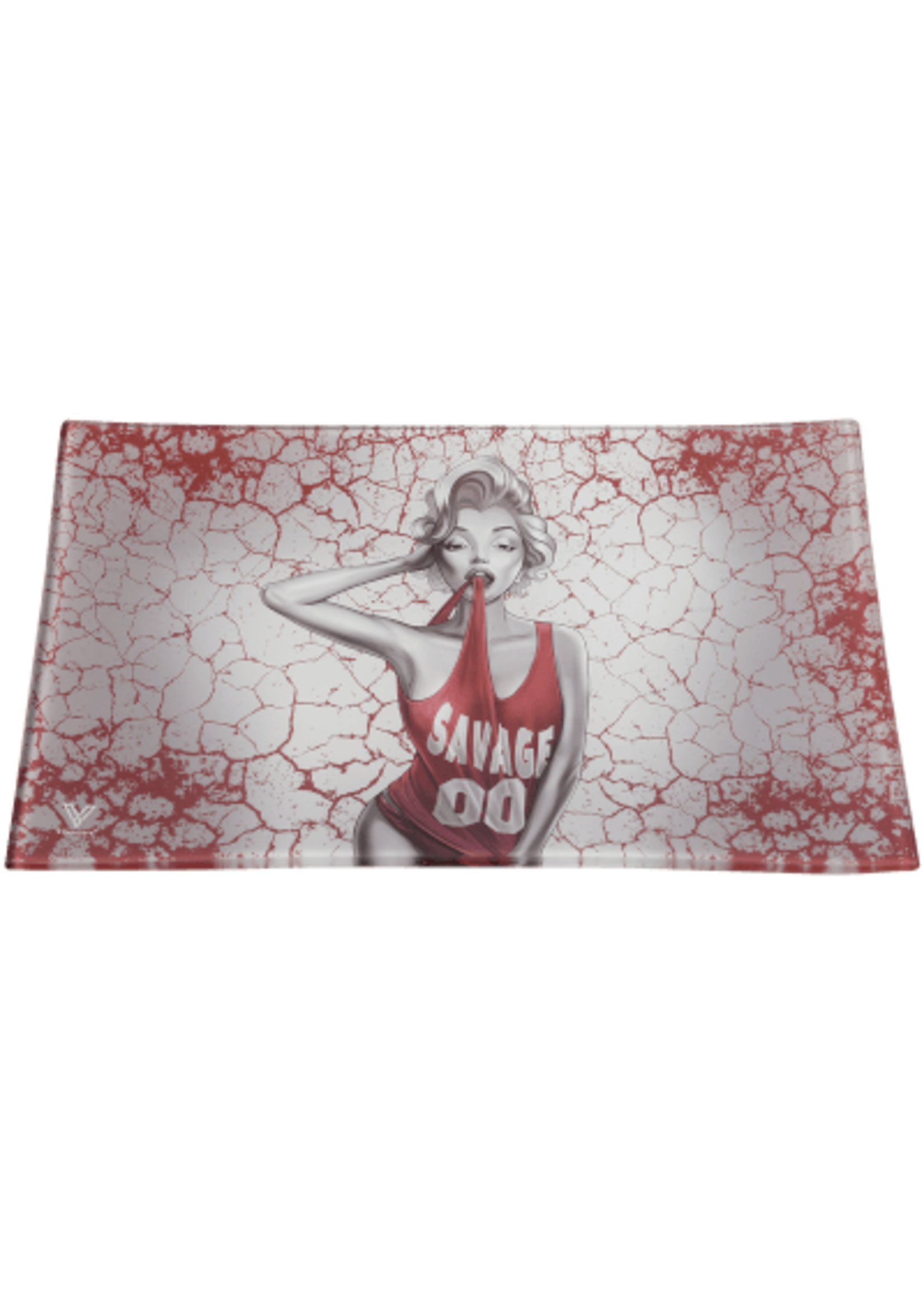 V Syndicate Medium Glass Rolling Tray