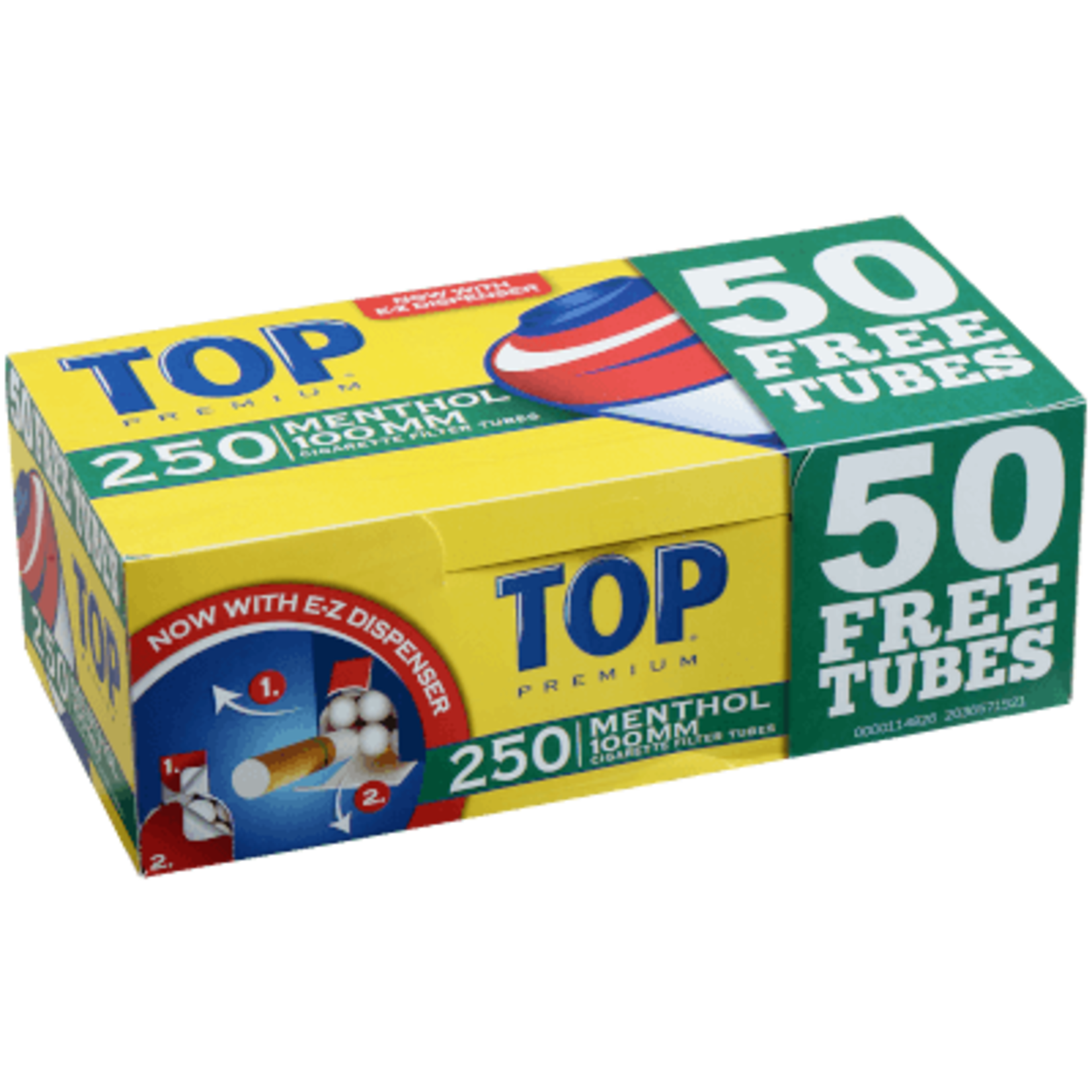 TOP Top Cigarette Filter Tubes 250ct.