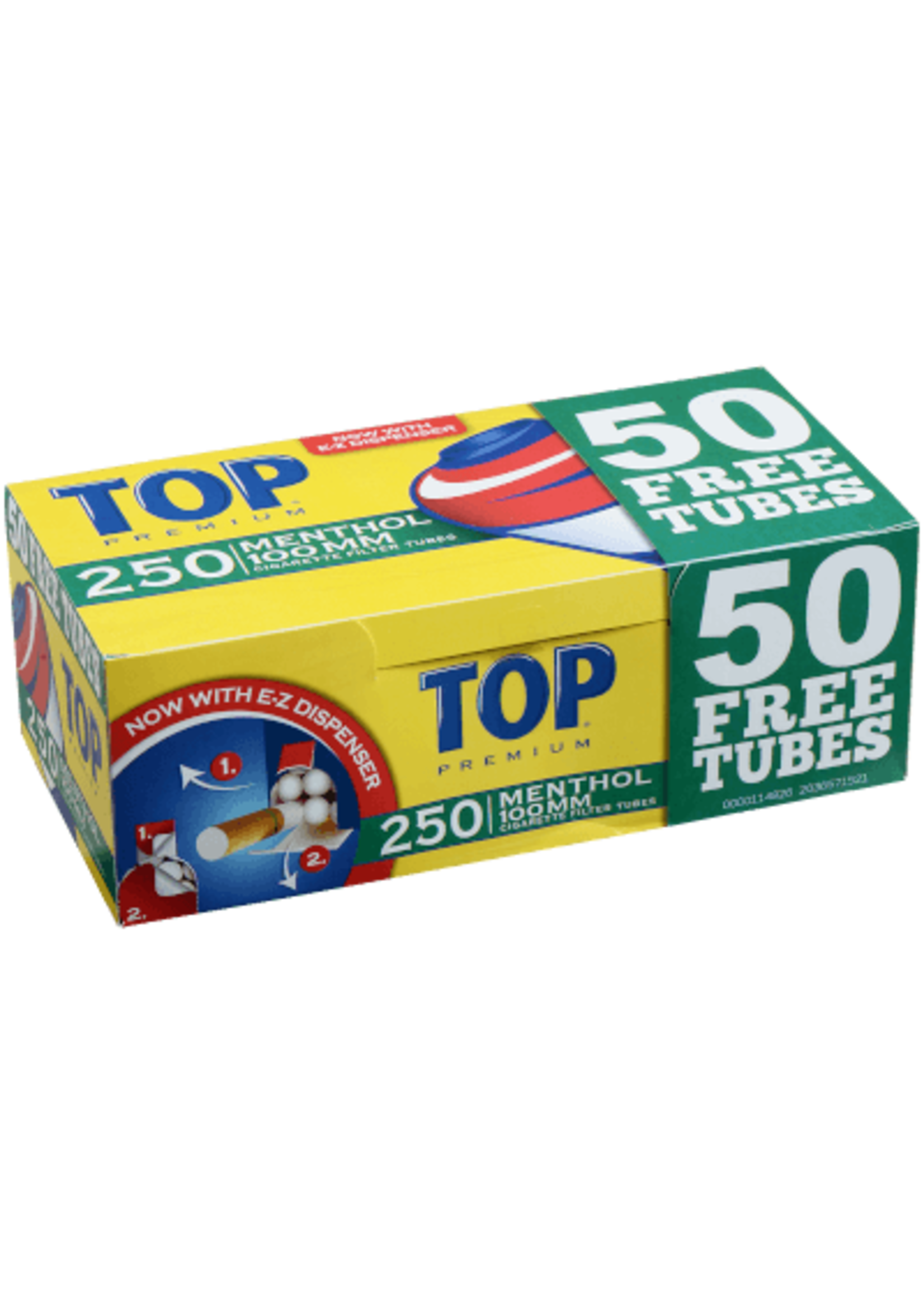 TOP Top Cigarette Filter Tubes 250ct.