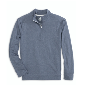Johnnie-O Flex Heather Navy 1/4 Zip Pullover