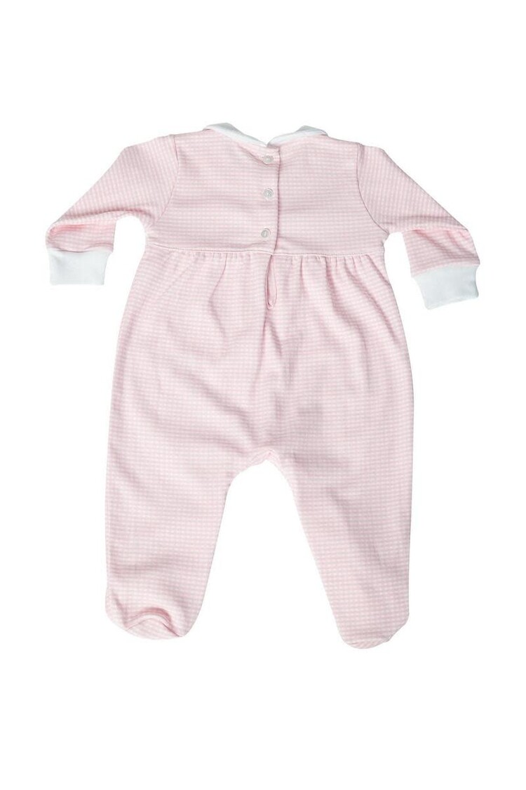 Nella Pima Nella Pima Gingham Smocked Footie