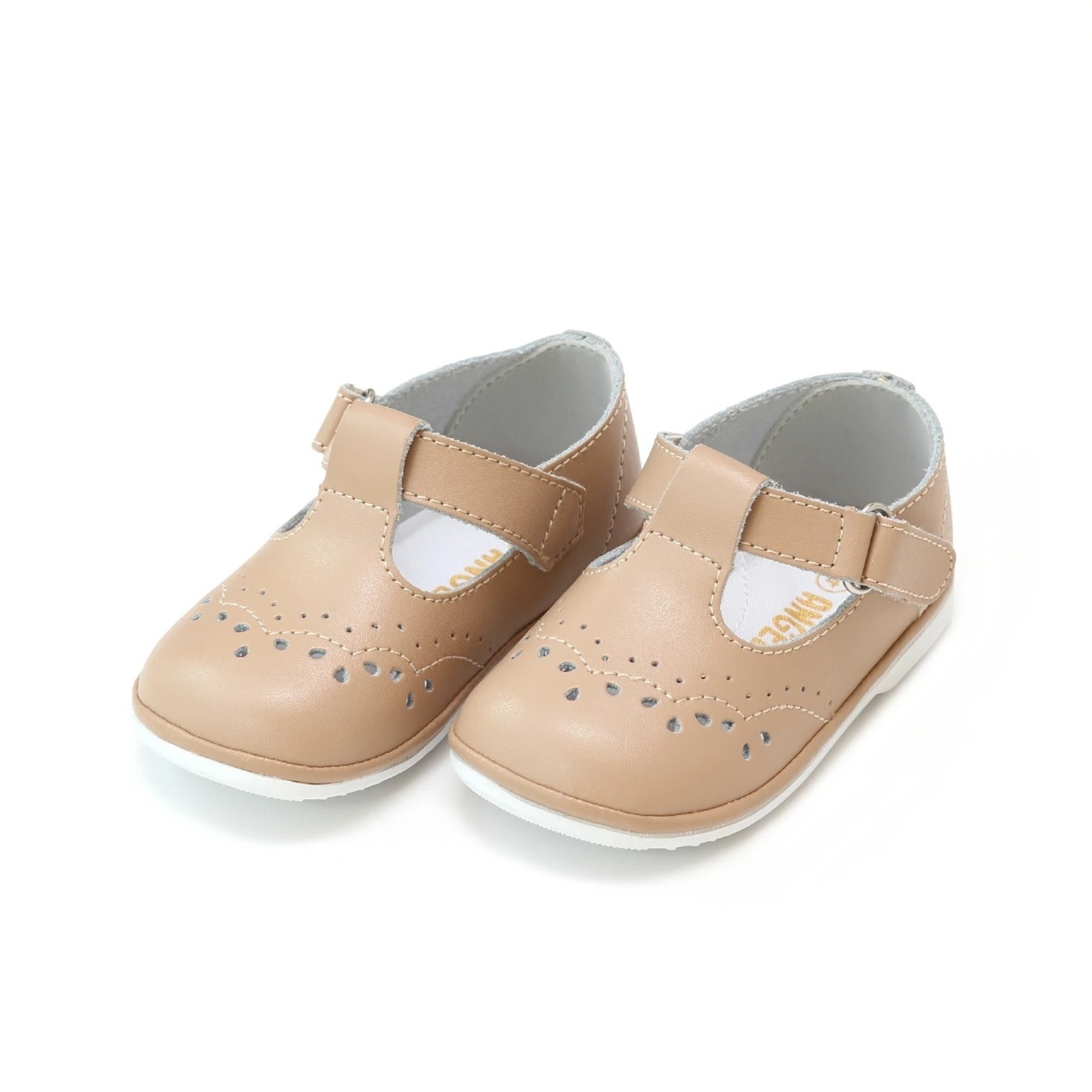 Angel Baby Shoes Latte T-Strap