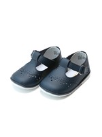 Angel Baby Shoes Navy T-Strap