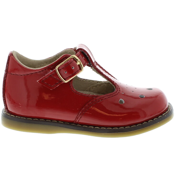 Footmates Red Patent Harper
