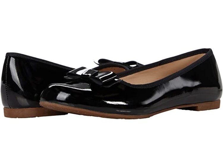 Elephantito Camille Flats Black Patent