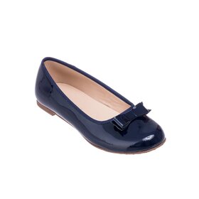 Elephantito Camille Flats Blue Patent