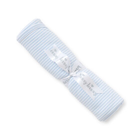 Kissy Kissy Blue Stripe Blanket