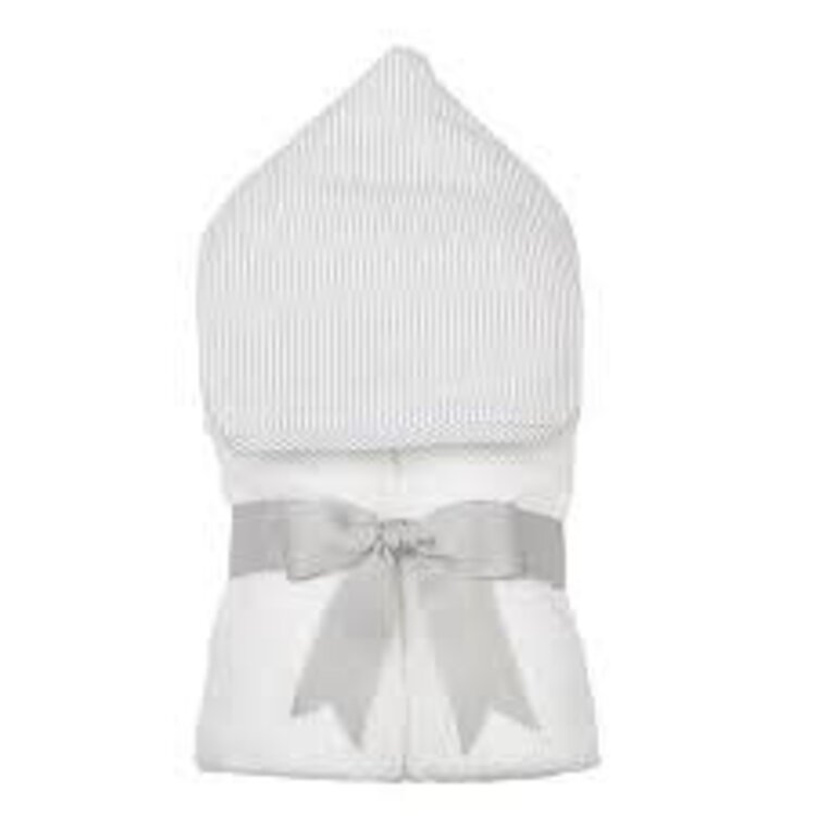3 Marthas 3 Marthas Hooded Towel Seersucker Stripe