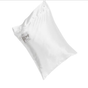 Little Giraffe Satin Nap Pillow-White