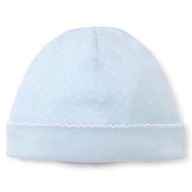 Kissy Kissy Blue w/ White Dots Hat