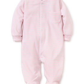 Kissy Kissy Pink Stripe Footie