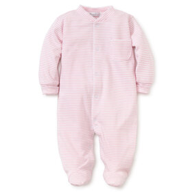 Kissy Kissy Pink Stripe Footie