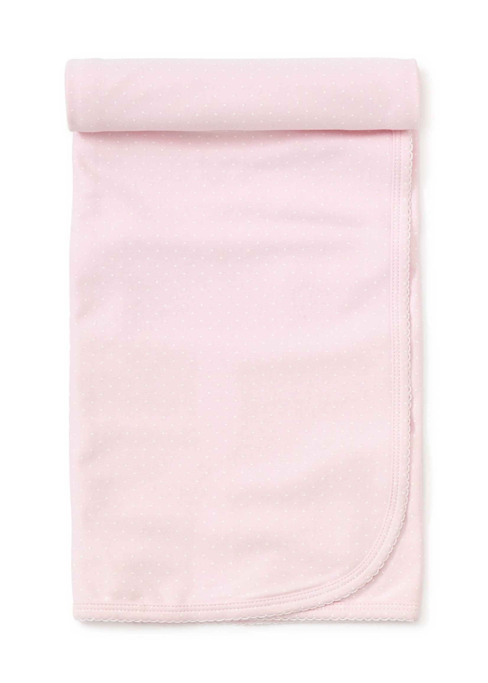 Kissy Kissy Pink w/ White Dot Blanket