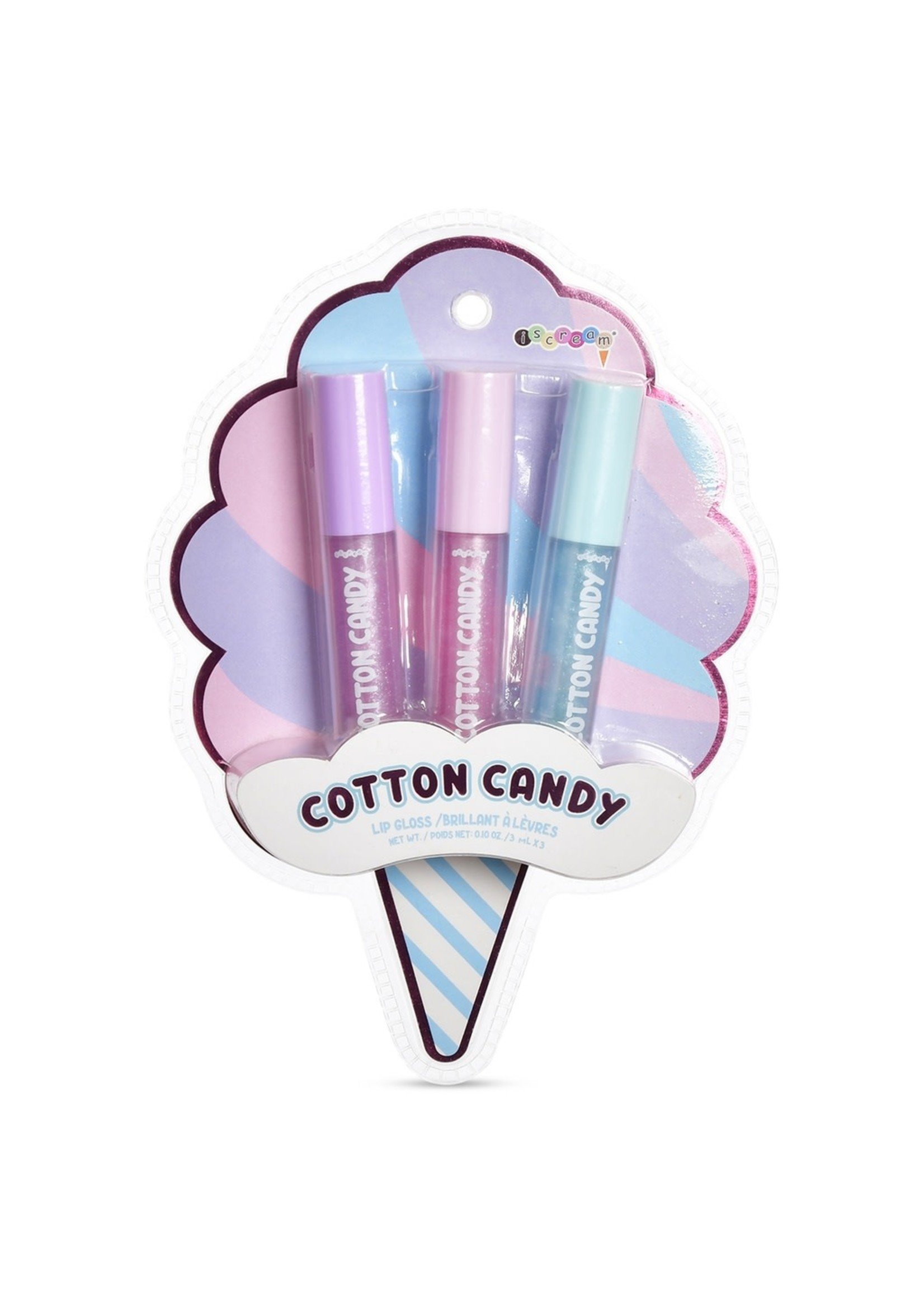 Iscream Cotton Candy Lip Gloss Trio