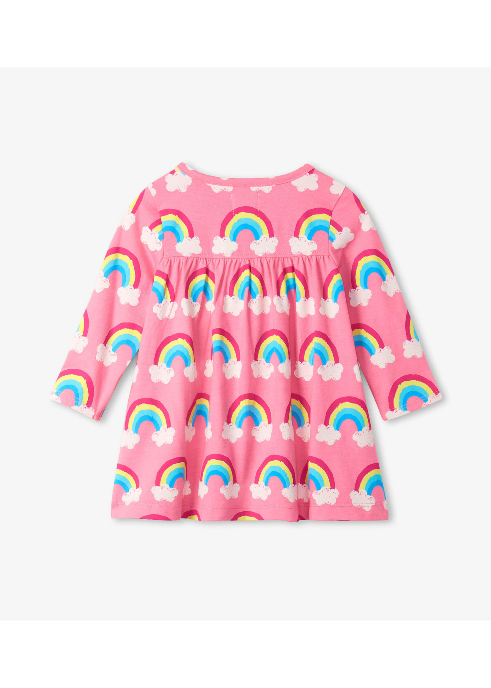 Hatley Pink Joyful Rainbows Dress