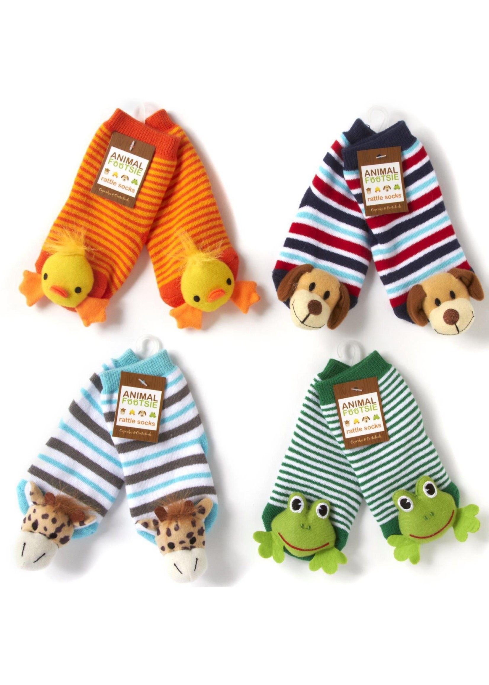 Two's Company Rattle Socks-Puppy