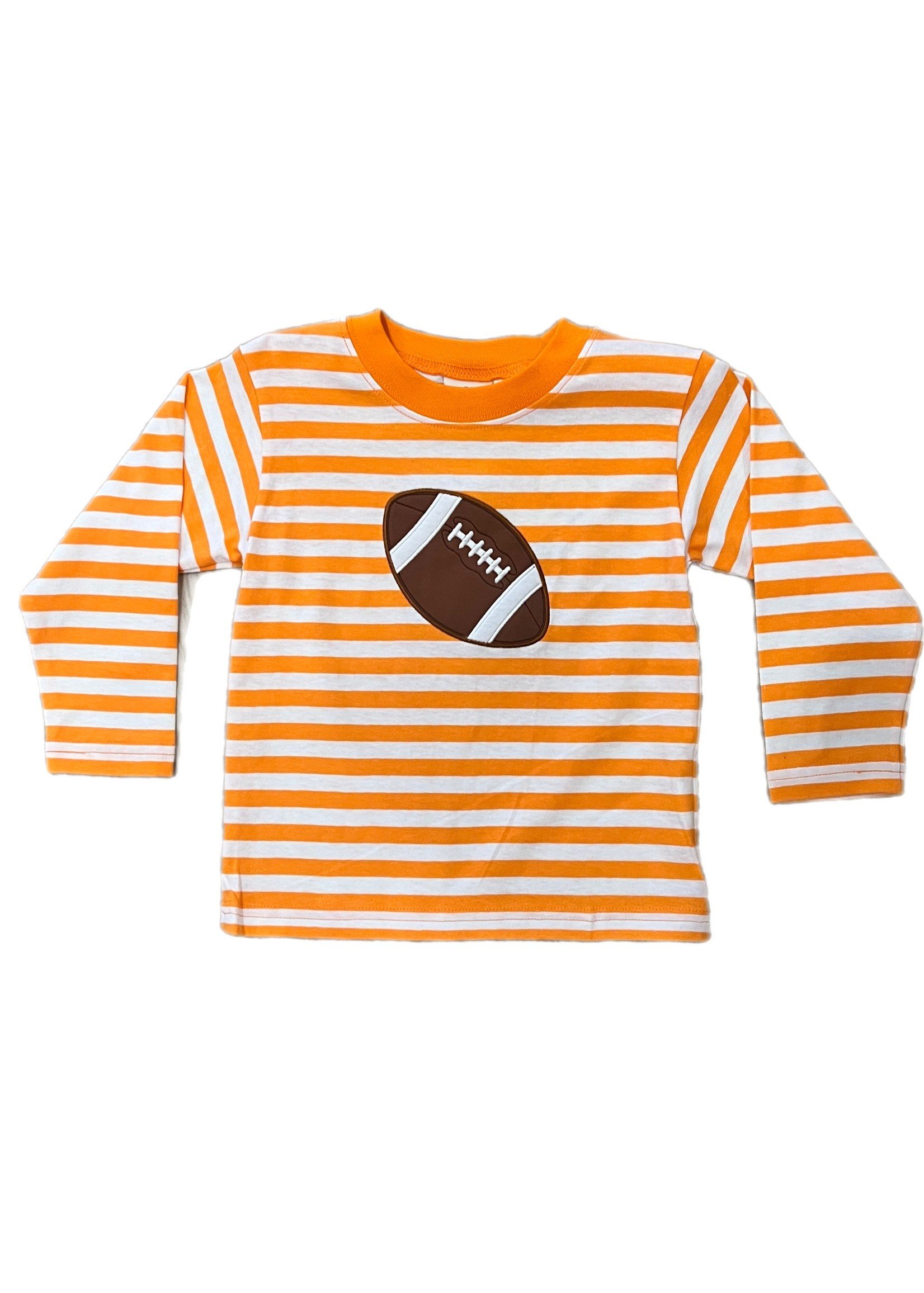 Luigi Kids Orange Stripe Football LS Tee