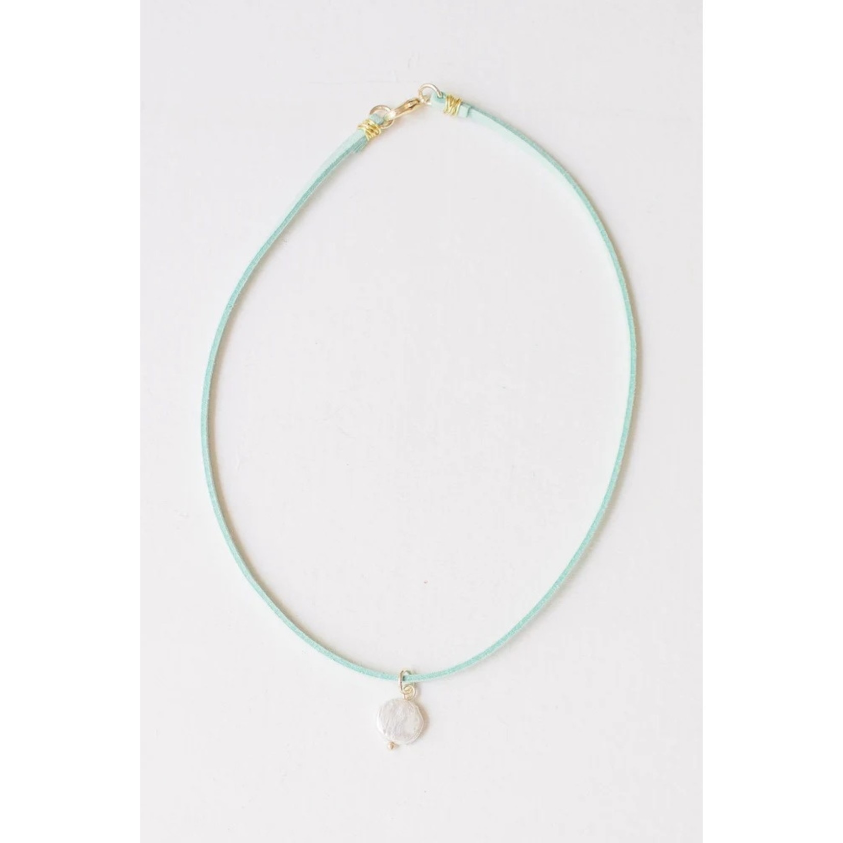 Rose-Aqua Necklace