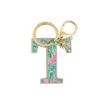 Lilly Pulitzer Initial Keychain T