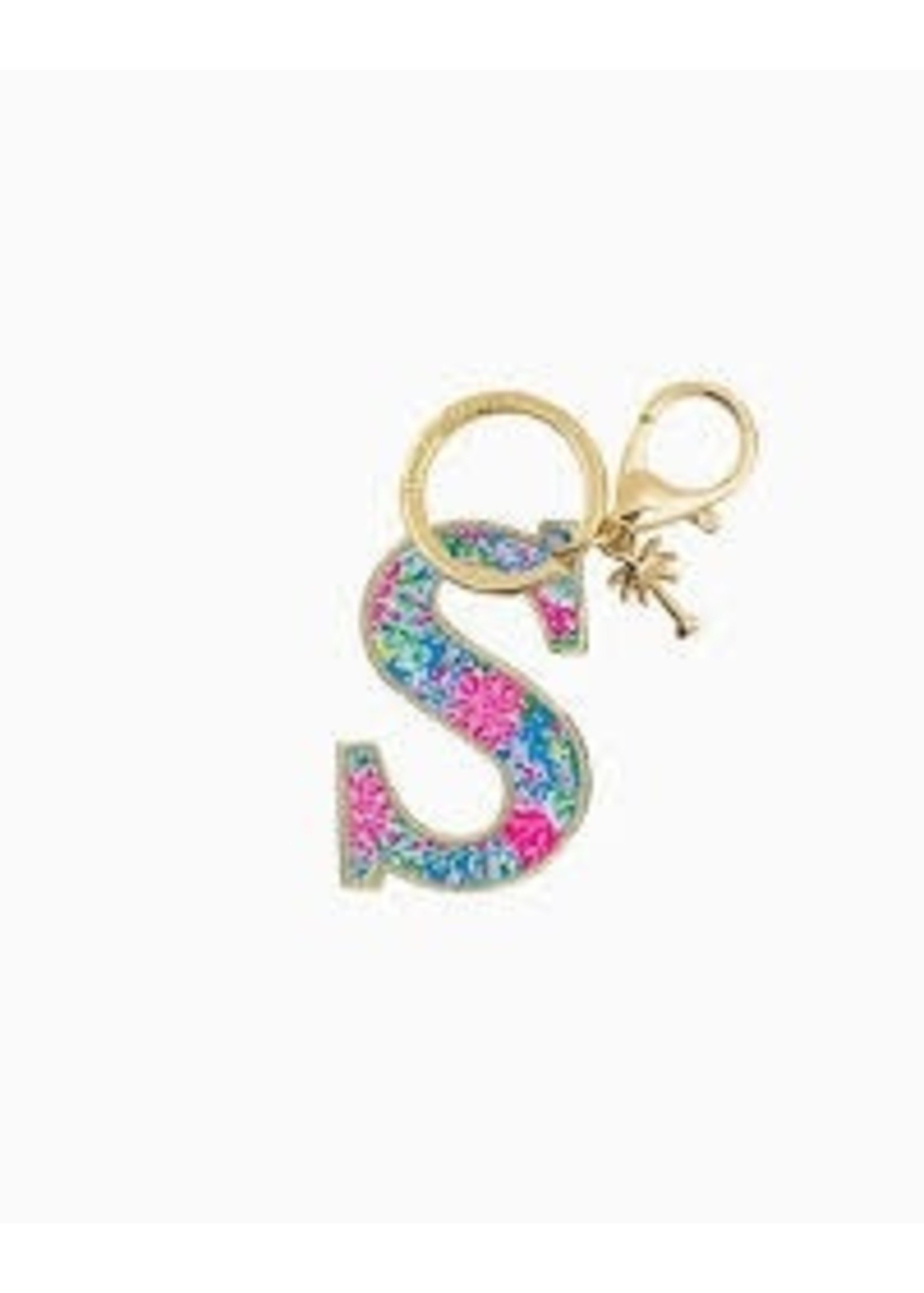 Lilly Pulitzer Initial Keychain S