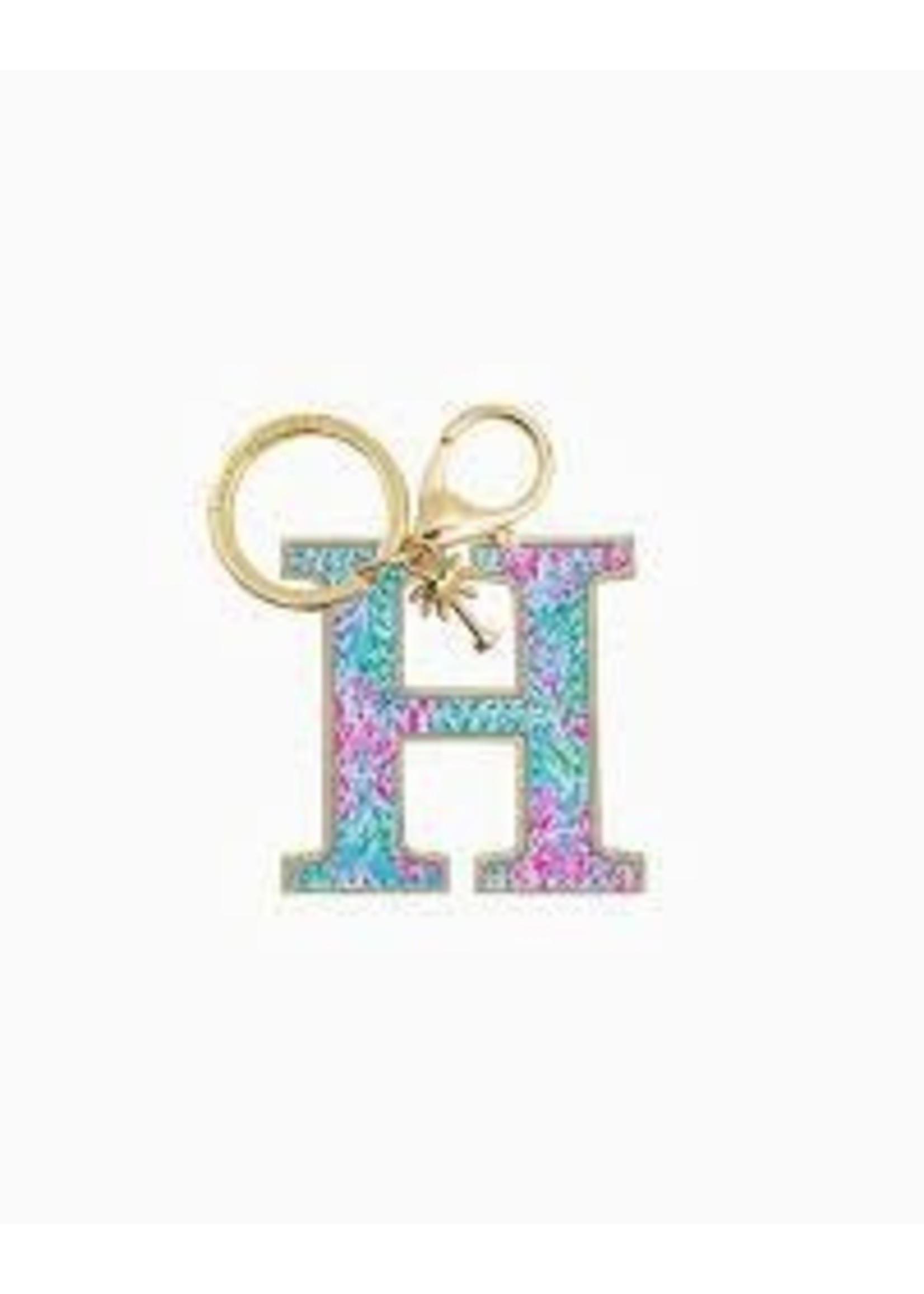 Lilly Pulitzer Initial Keychain- H