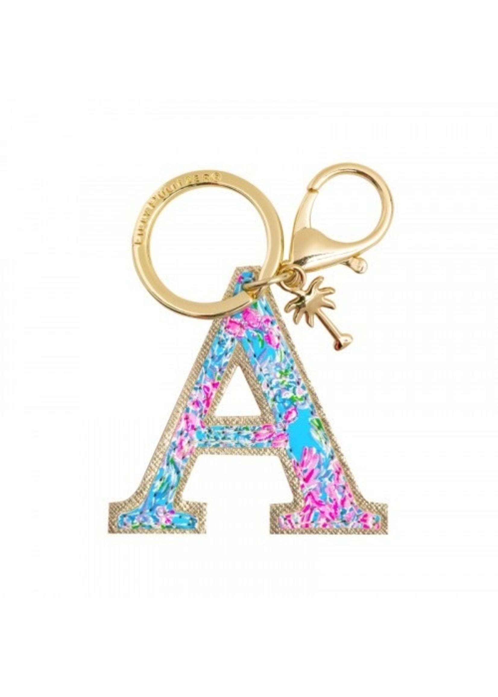 Lilly Pulitzer Initial Key Chain- A