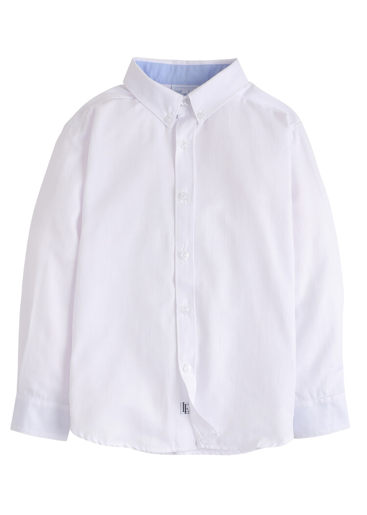 Little English White Button Down Shirt