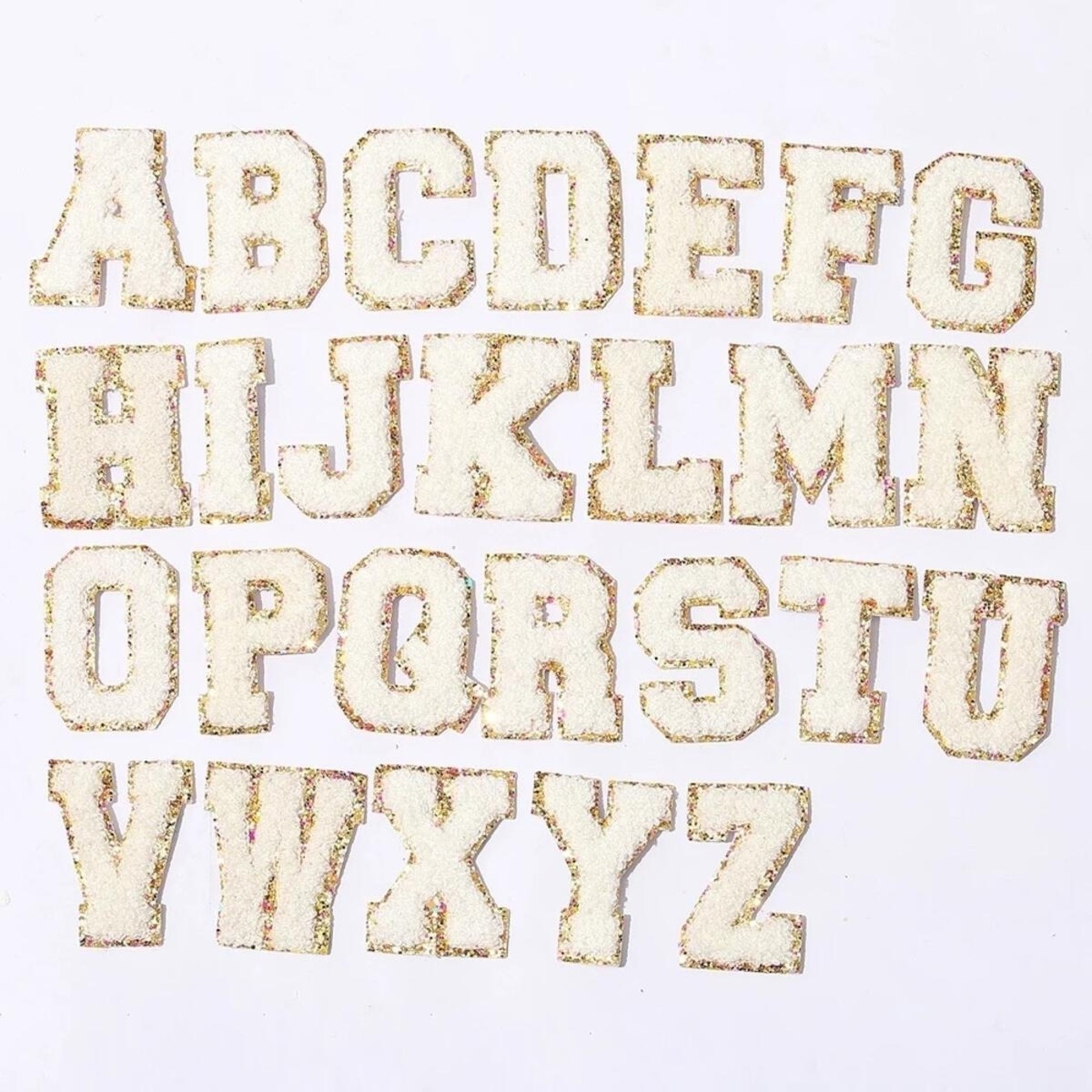 White Varsity Letters