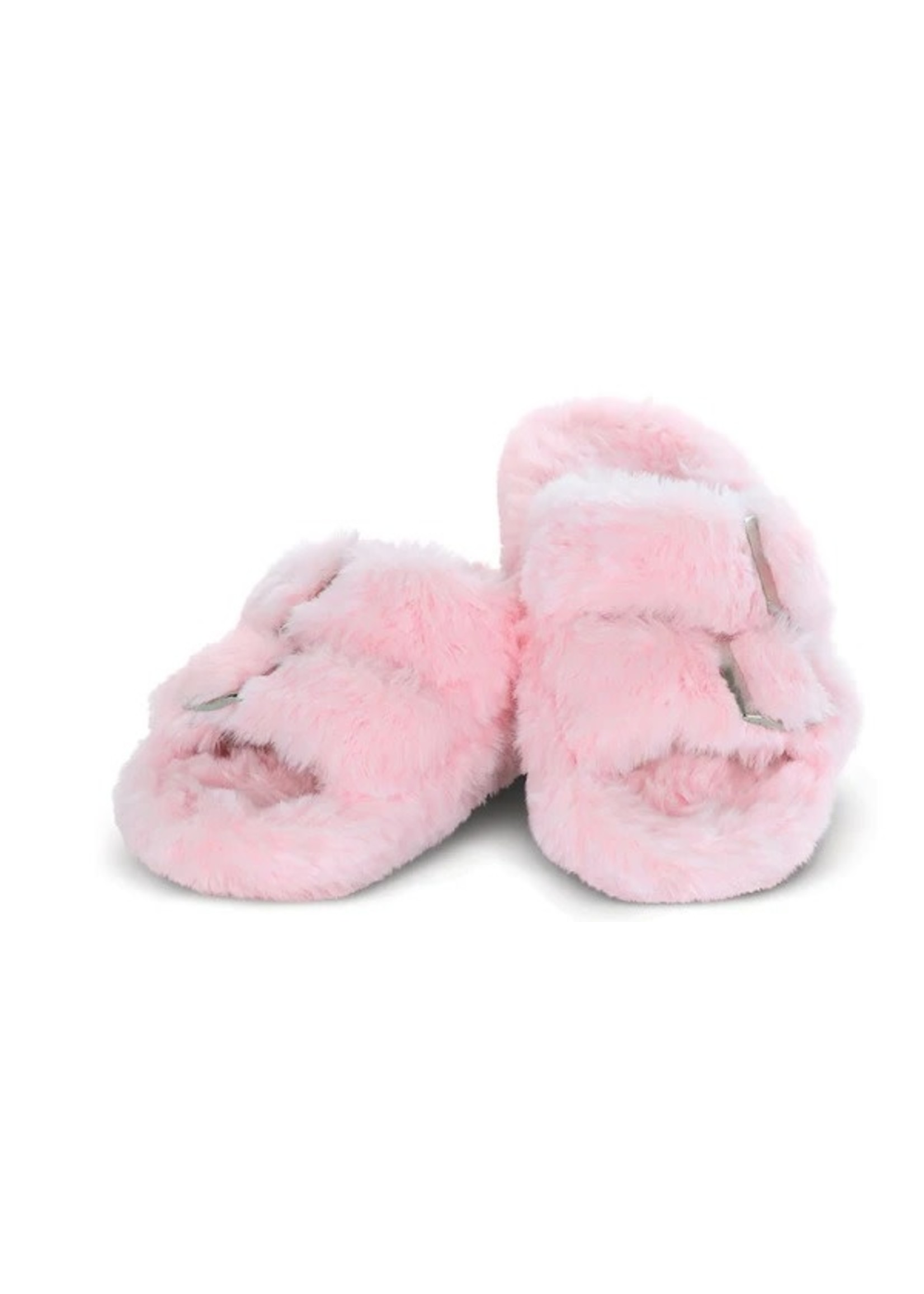 Iscream Pink Buckle Slippers