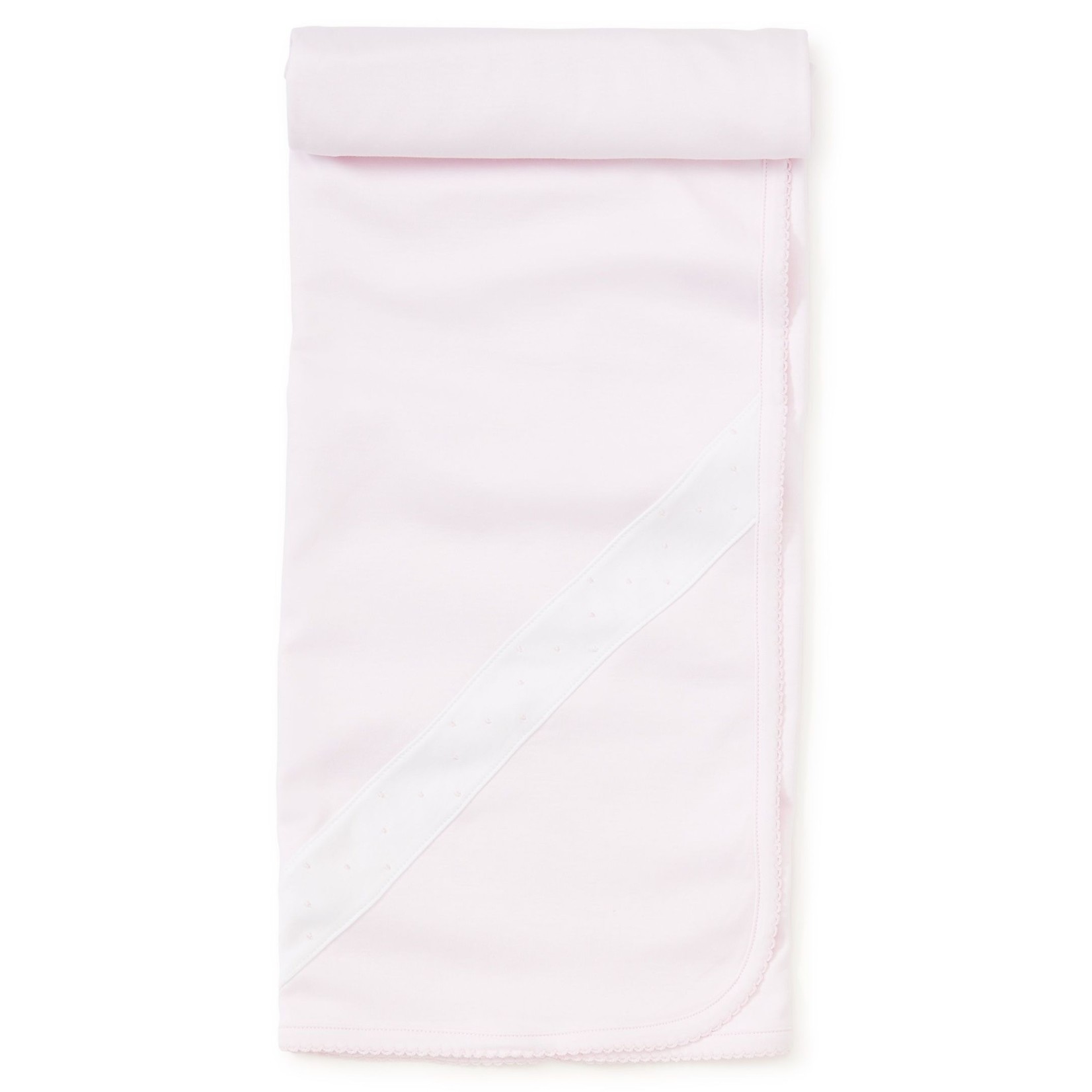 Kissy Kissy Embroiderd Dot Blanket Pink