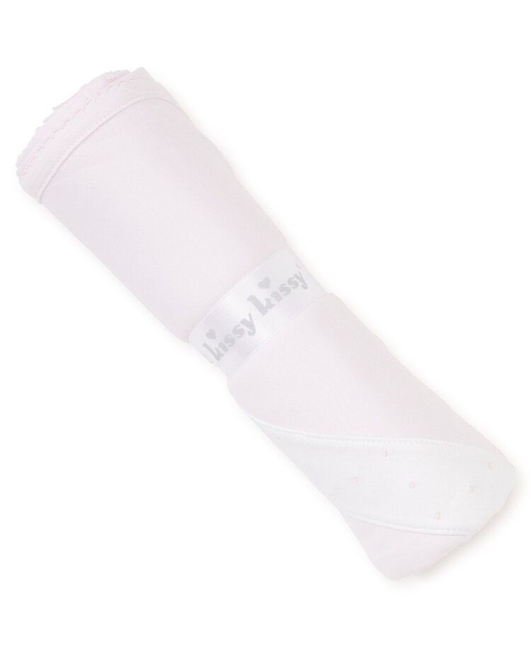 Kissy Kissy Embroiderd Dot Blanket Pink