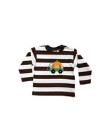 Luigi Kids Brown Stripe Pumpkin Wagon Shirt