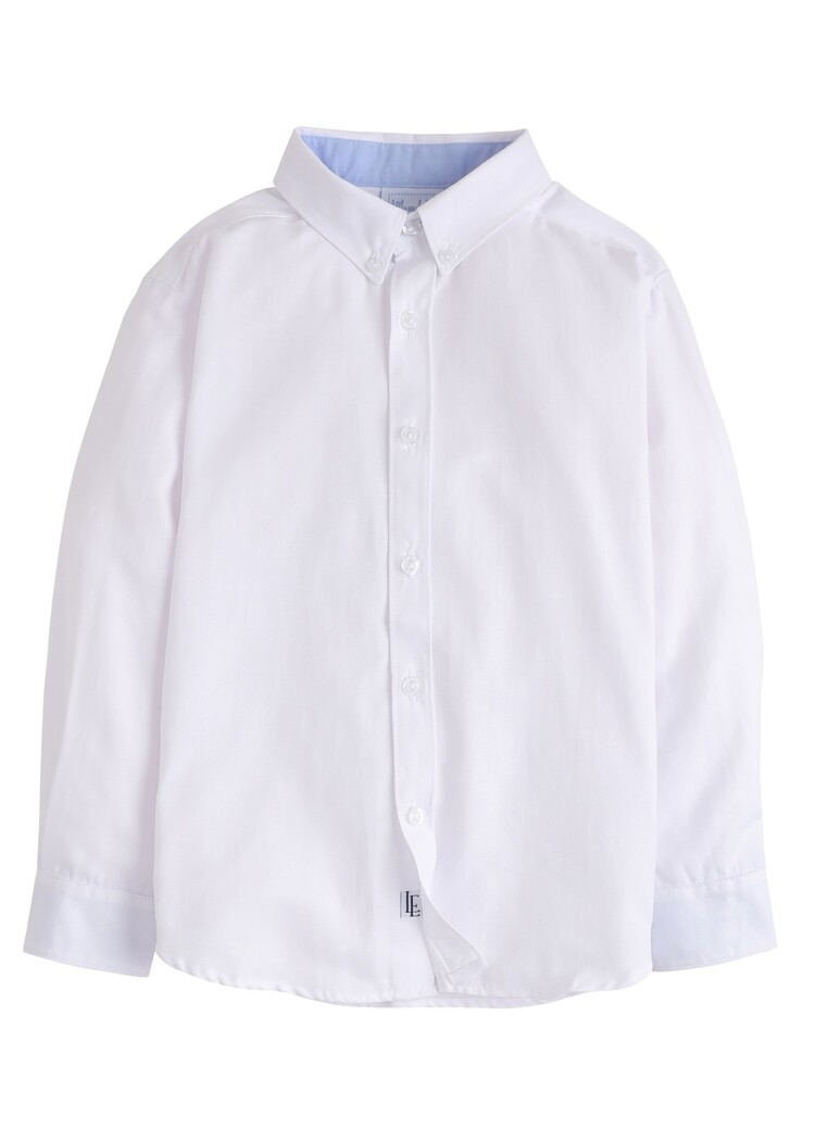 Little English White Button Down Shirt
