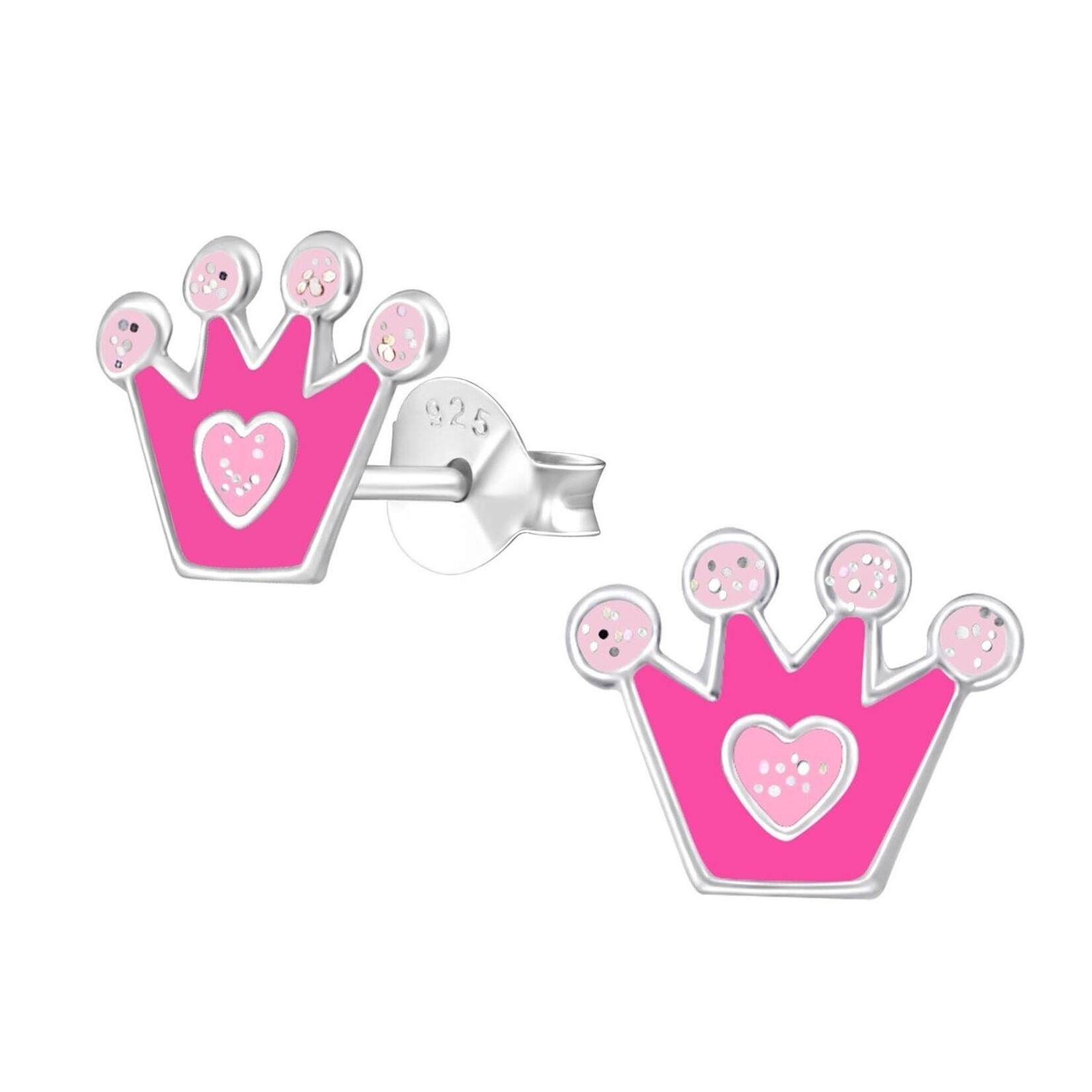 Lily Nily Heart Tiara SS Earrings