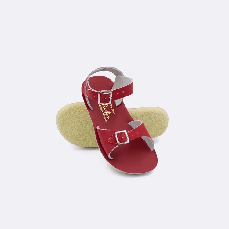 Sun San Salt Water Sandals Red Surfer