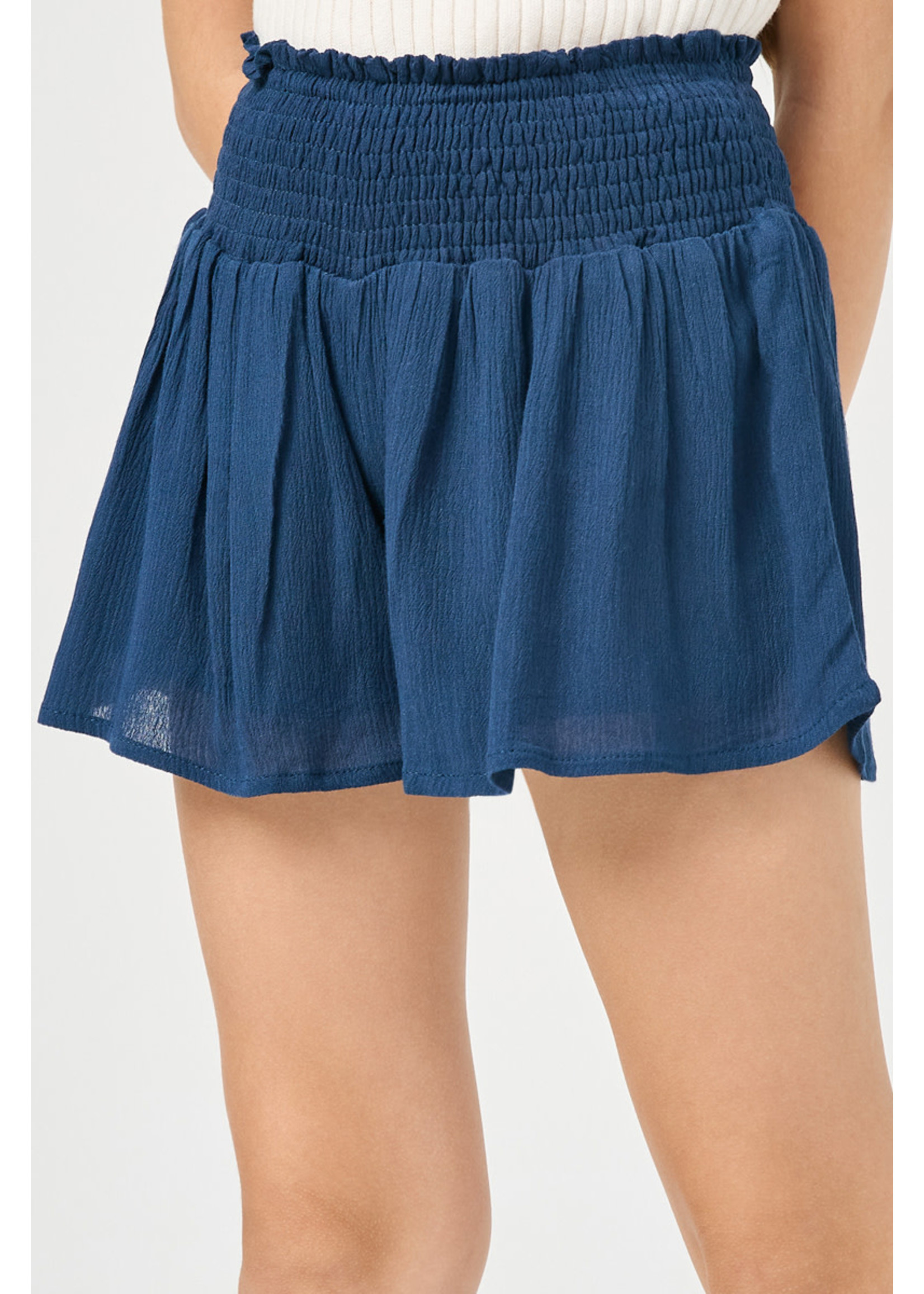 Hayden Girl Smocked Waist Shorts