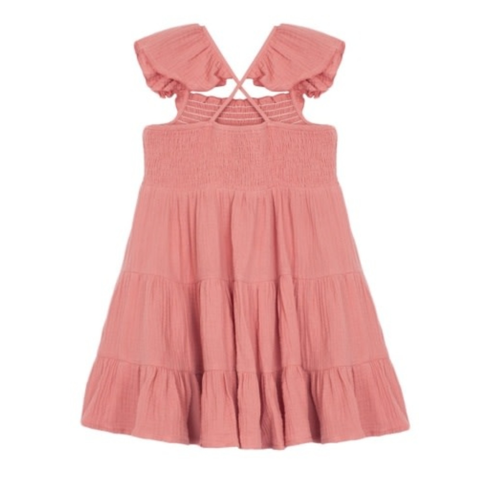 Mabel + Honey Pink Cotton Gauze Dress