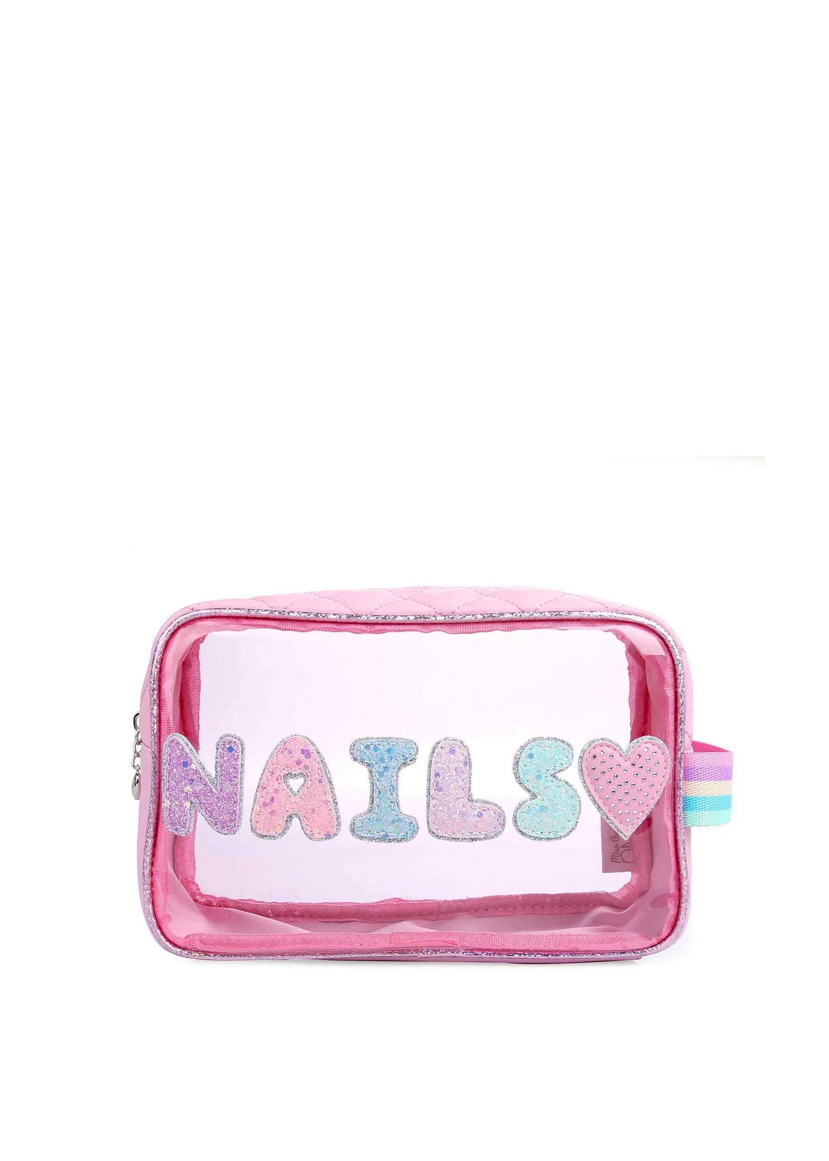 OMG Accessories Pink Quilted Pouch